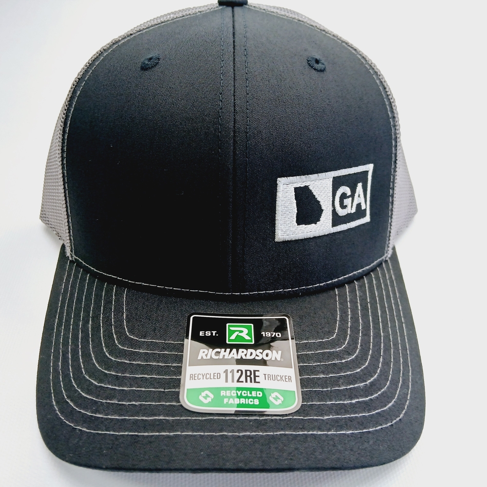 Black and Gray Trucker Hat
